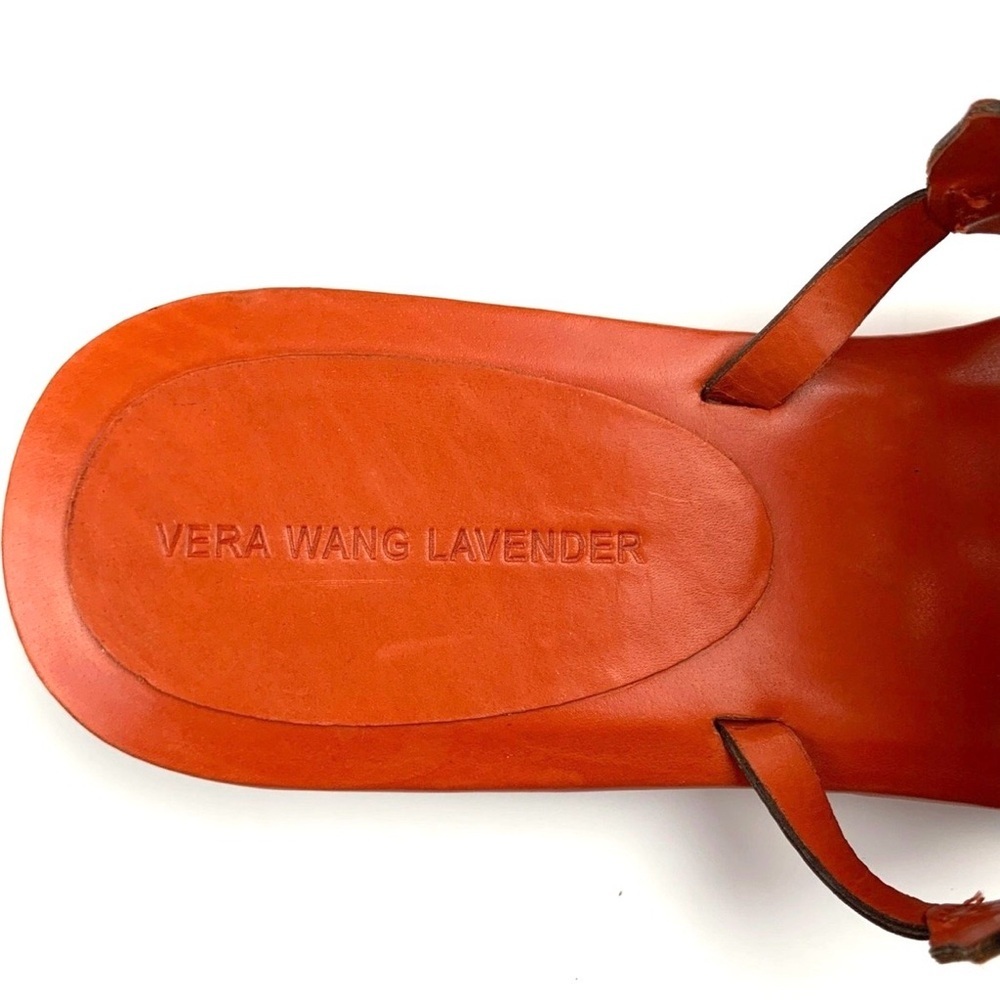 VERA WANG Lavender
Sandals Orange Leather
Thong Laser Cut - Picture 5 of 8